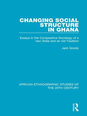 cover image of Changing Social Structure in Ghana
